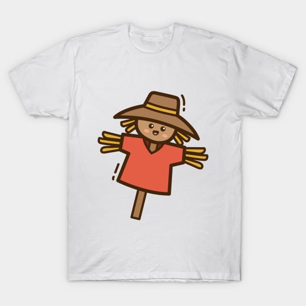 Cute Scarecrow T-Shirt by yellowline